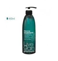 Hấp dầu dược thảo cho tóc hư tổn Henna Treatment Livegain - 450ml