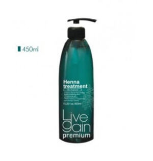 Hấp dầu dược thảo cho tóc hư tổn Henna Treatment Livegain - 450ml