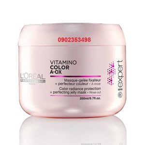 Hấp dầu dưỡng màu tóc nhuộm L'oreal Series Expert Vitamino Colour A-OX Masque - 200ml