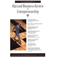 Harvard business review on entrepreneurship