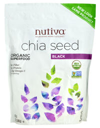 Hạt chia đen Hỗ Trợ Sức Khỏe Tim Mạch Giảm Cân Seed Black Nutiva  - 907 g