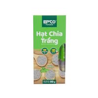 Hạt chia trắng Epco hộp 80g (10 x 8g)