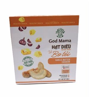 Hạt điều God Mama vị Bơ Tỏi 100g