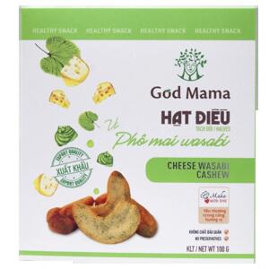 Hạt điều God Mama vị Phô mai Wasabi 100g