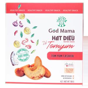 Hạt điều God Mama vị Tomyum 100g