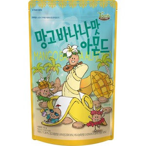 Hạt hạnh nhân tẩm chuối xoài Tom's Farm 210g