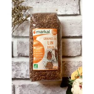 Hạt lanh nâu hữu cơ Markal 100g