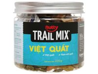 Hạt sấy hỗn hơp Nutty Trailmix việt quất 220g