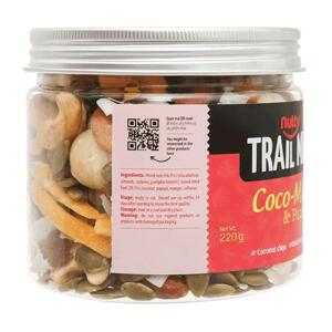 Hạt sấy hỗn hợp Trailmix Dừa Đủ Xoài Nutty (220g)