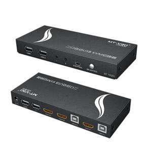 HDMI KVM 2 cổng - KVM HDMI 2 port V2.0 4K60Hz MT-VIKI MT-HK201