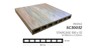 Hệ mặt bậc 300x32mm BioWood SC30032