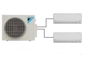 Hệ thống điều hòa Daikin multi s inverter 2.0HP – 1 dàn nóng 2 dàn lạnh (1.0 + 1.5Hp) MKC50RVMV-CTKC25RVMV+CTKC35RVMV