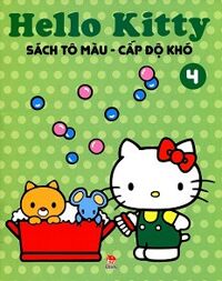 Hello Kitty - Sách Tô Màu Cấp Độ Khó (Tập 4)