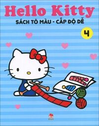 Hello Kitty - Sách Tô Màu Cấp Độ Dễ (Tập 4)