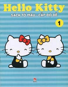 Hello Kitty - Sách Tô Màu Cấp Độ Dễ (Tập 1)