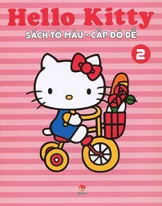 Hello Kitty - Sách Tô Màu Cấp Độ Dễ (Tập 2)