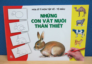 Họa sĩ tí hon tập vẽ - tô màu - Những con vật nuôi thân thiết - Nhiều tác giả