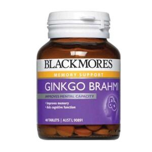 Hoạt huyết dưỡng não Blackmores Ginkgo Brahmi 40 viên