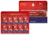 Hồng sâm cắt lát tẩm mật ong Royal Sliced Korean Red Ginseng With Honey 10 hộp