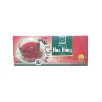 Hồng trà hoa hồng túi lọc phúc long hộp 25 gói x 2g