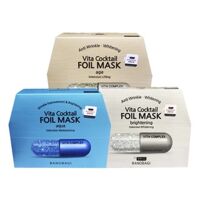 Hộp 10 mặt nạ banobagi dưỡng và phục hồi da mụn Banobagi Vita Cocktail Foil Mask (30ml x 10)