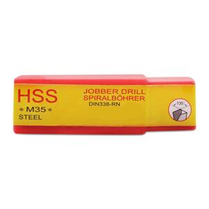 Hộp 10 mũi khoan sắt, inox bằng thép gió HSS TTPusa 210-00062-1 6.2mm