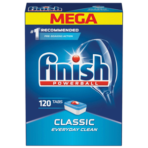 Hộp 120 viên rửa chén Finish Classic Dishwasher Tablets QT09444