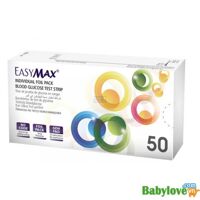 Hộp 50 que thử đường huyết máy EasyMax