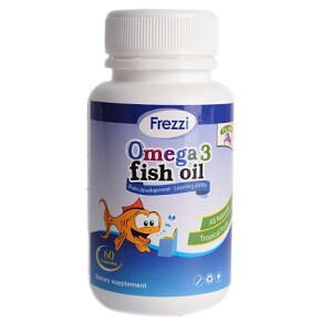 Hộp 60 Viên Uống Bổ Sung Canxi Cho Bé Frezzi Omega 3 Fish Oil