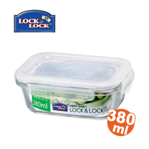 Hộp bảo quản thủy tinh hình chữ nhật Lock&Lock LLG422 - 380ml