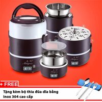 Hộp chứa thức ăn 3 tầng Meiyun cắm điện cao cấp GDHOAA270