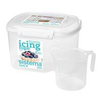 Hộp Đựng Thực Phẩm Sistema - Bake It Kèm Cốc Đong 1.56L 1230