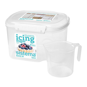 Hộp Đựng Thực Phẩm Sistema - Bake It Kèm Cốc Đong 1.56L 1230