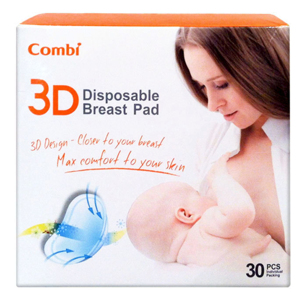 Hộp miếng lót thấm sữa Combi 3D thoáng khí (30pcs)