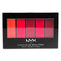 Hộp son bóng 5 màu NYX Luscious Lip Gloss Palette