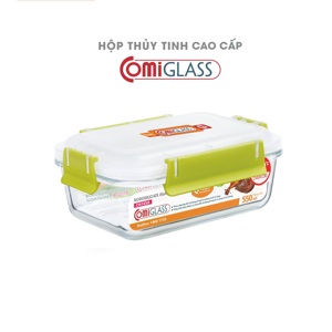 Hộp thủy tinh chữ nhật Comet CH1858 550ml