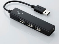 Hub USB Elecom U2H - SS4BF1BK