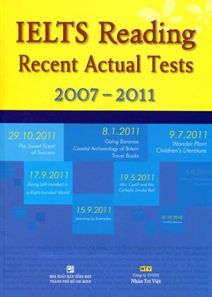 IELTS Reading recent actual test 2007 - 2011