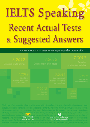 IELTS Speaking Recent Actual Tests & Suggested  Answers Tác giả Simon Yu