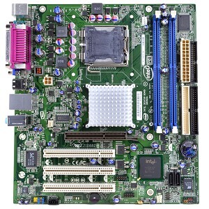 Bo mạch chủ - Mainboard Intel D865GSA - Socket 775, Intel 865G / ICH5, 2 x DIMM, Max 2GB, DDR