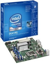 Bo mạch chủ - Mainboard Intel DG41RQ - Socket LGA775, Intel G41, 2 x DIMM, Max 8GB, DDR2