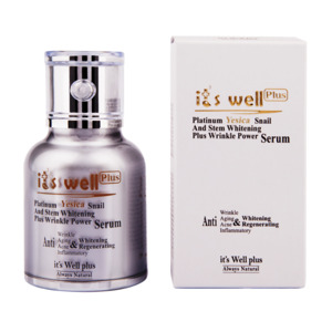 Kem dưỡng da, chống lão hóa Its well plus Yesica Serum ốc sên, nhân sâm và nấm