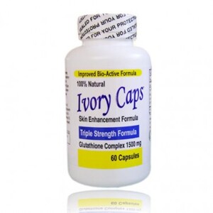 Ivory Caps Pills: Thuốc uống làm trắng da tự nhiên với Glutathione 1500mg - 60 viên