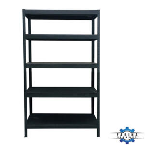 Kệ 5 tầng tấm thép màu đen FABINA FBN10045183D 100cm