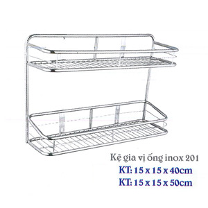 Kệ gia vị ống inox 201 Kafina KGV04