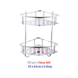 Kệ góc treo inox 304 RG6