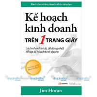 Kế hoạch kinh doanh trên 1 trang giấy (Bộ 2 cuốn) - Jim Horan