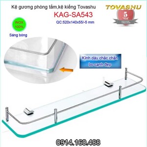 Kệ kính phòng tắm Tovashu KAG-SA543