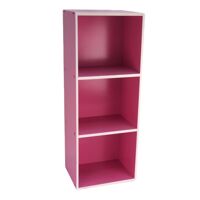 Kệ Sách 3 Ngăn Màu Hồng UBL UH2141