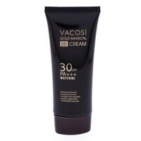 Kem BB Cream trắng da Vacosi Gold Magical SPF 30 PA+++ No.2 Skin Beige 60ml